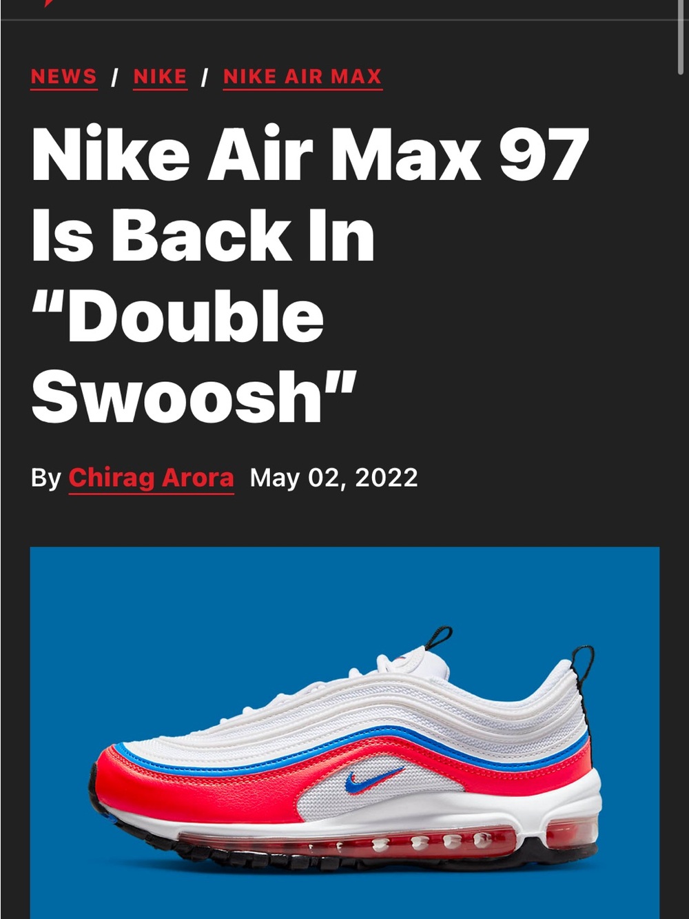 Nike Air Max 97 “Double
Swoosh" - Picture 4 of 12